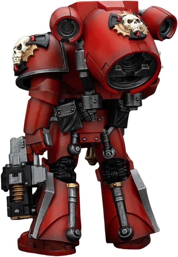 JOYTOY Warhammer 30K 1/18 Blood Angels Angel's Tears Squad Erelim with Volkite Serpentas Collection Model Birthday Gift 4.8 Inch