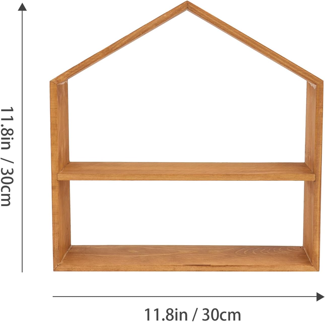 Wooden Cake Display Stand House Shape for Pastry and Fruit image 2