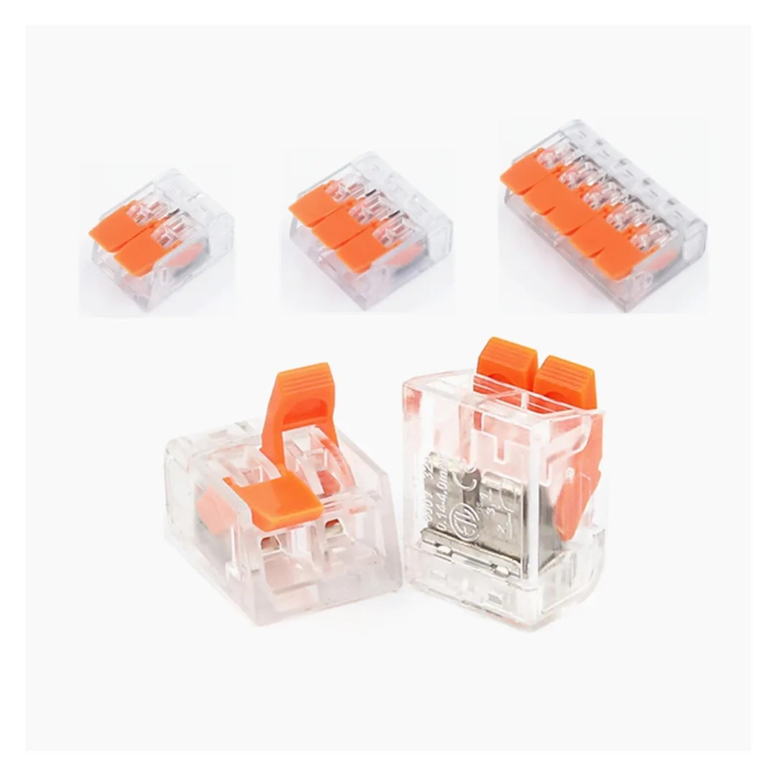 Assortimento di connettori for Cavi di Giunzione compatti da 31/75 Pezzi. Kit terminale Cavo a connessione Rapida. Connettori a Leva a innesto | 31Pcs