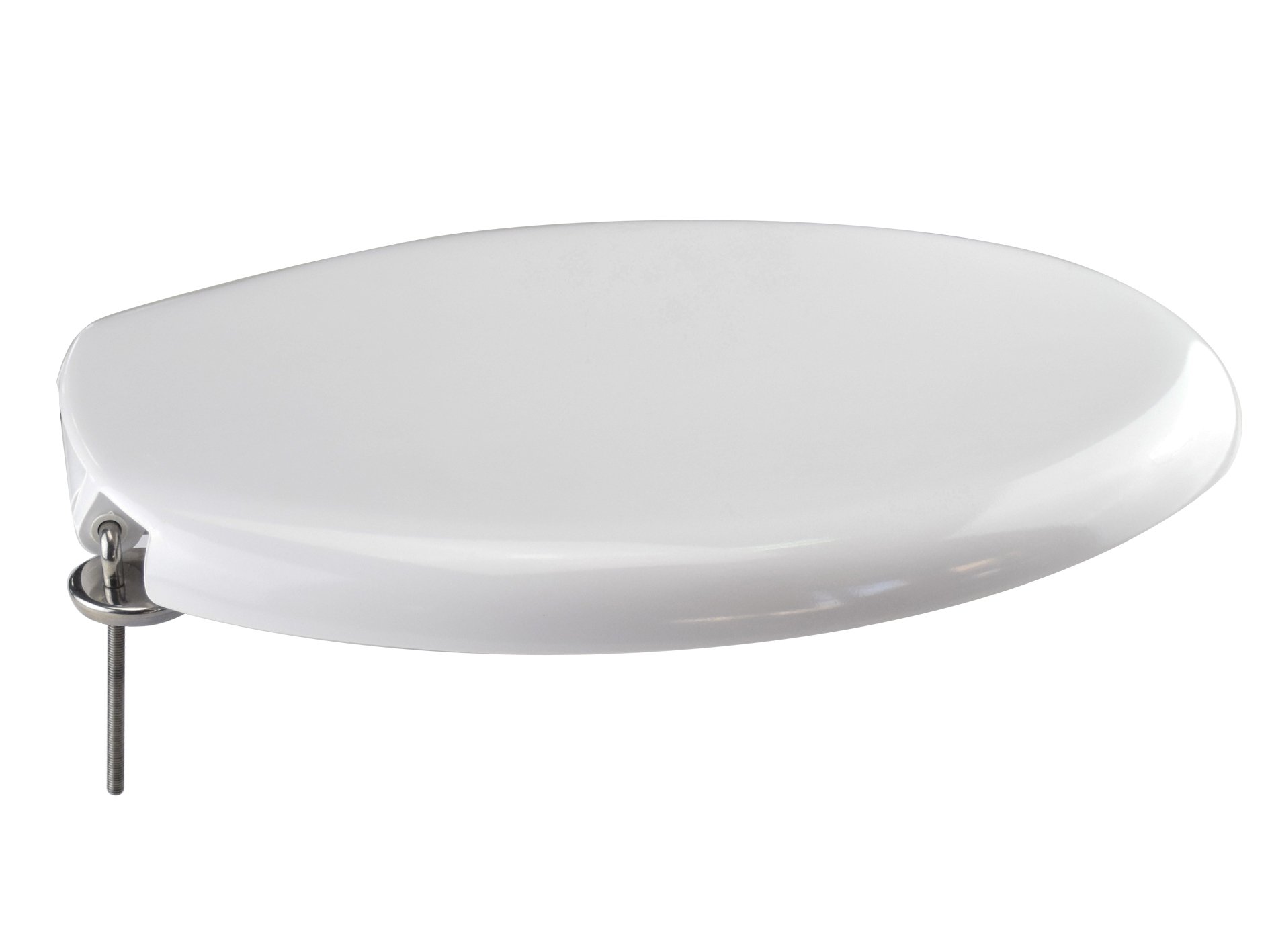 Saniplast Tango Sedile WC, Resina Termoindurente, Bianco, 45x35.1x5.2 cm