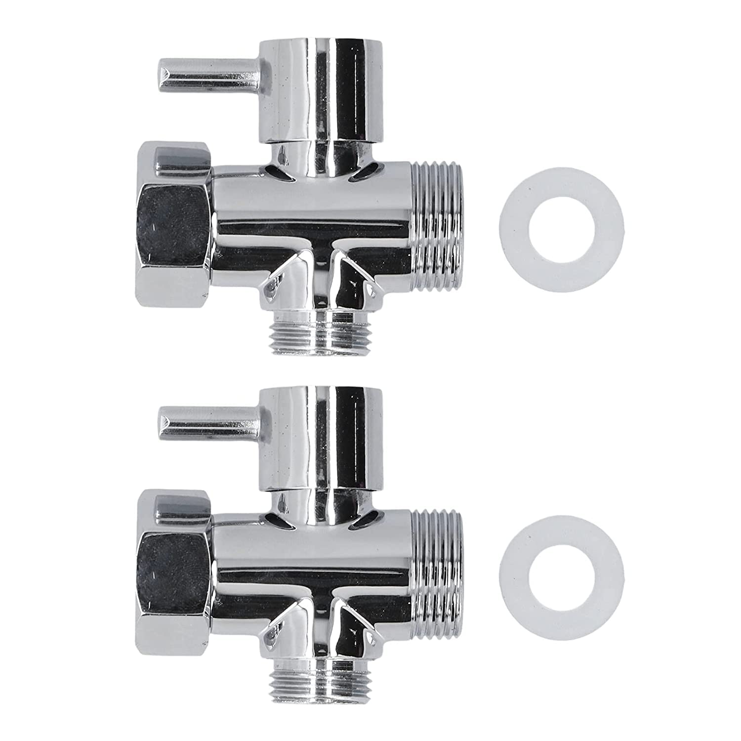 Washing Machine Diverter Valve, G1/2in 1 Inlet 2 Outlet Widely Use
