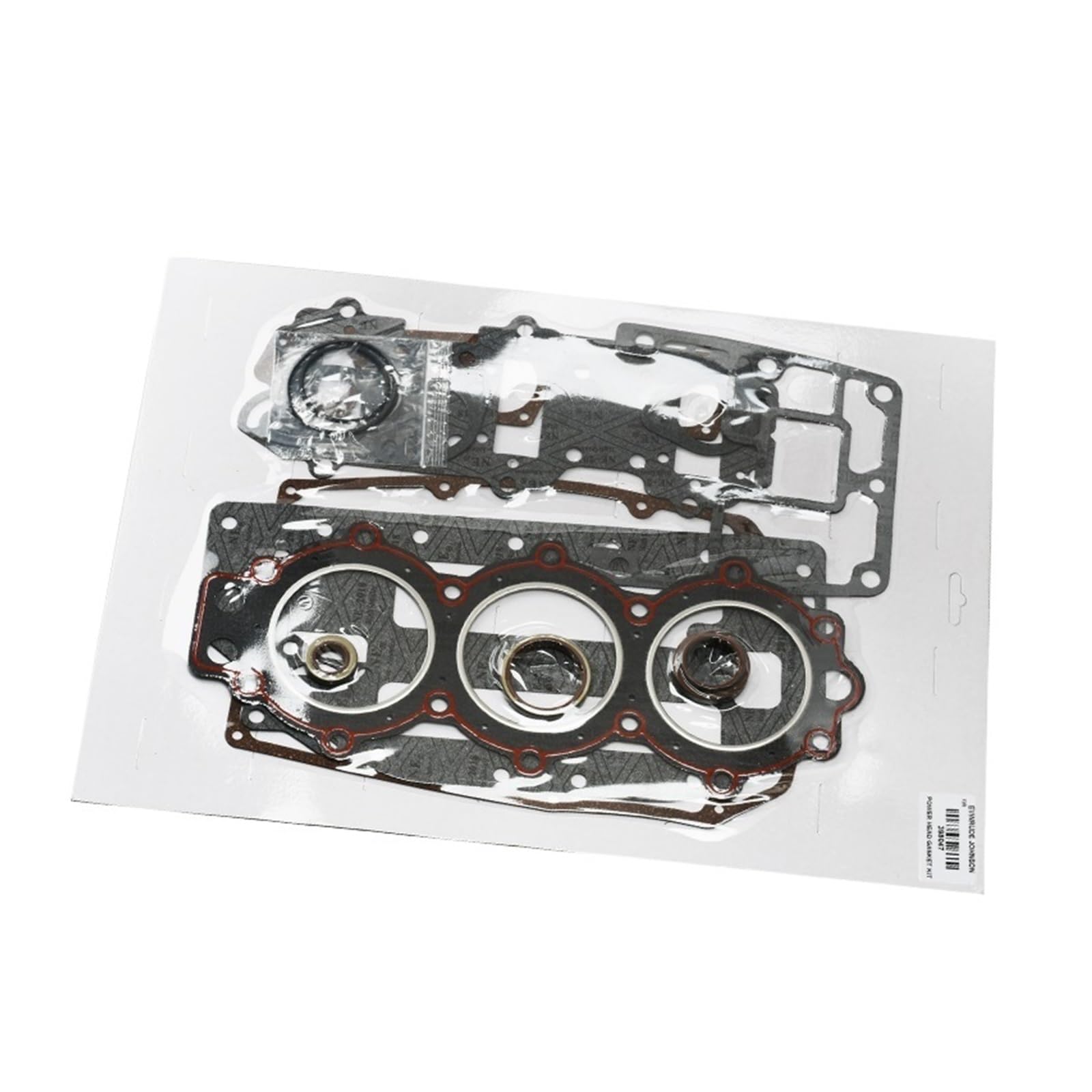 398047 Kit Guarnizione Testata Motore for Motore for Barca John-Son Evinrude OMC 3 cilindri dal 1986 in Poi. Il Motore 438904 sostituisce Le Parti.