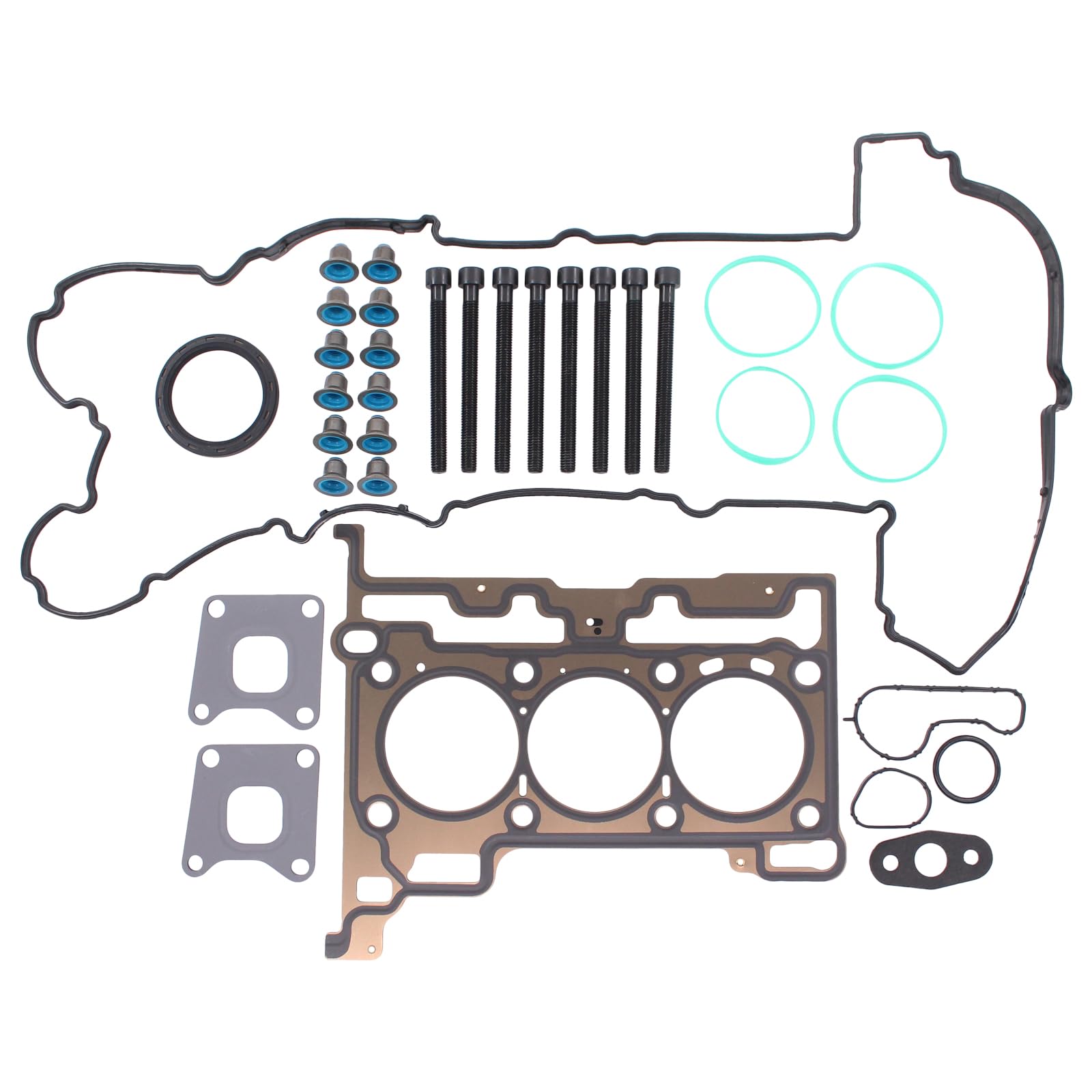 Ensemble de boulons de joint de culasse de moteur pour Ford B-Max C-Max Fiesta Focus Mondeo Ecosport 1.0 Ecoboost