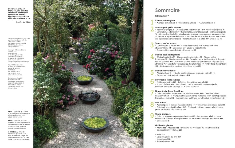 Petits jardins actuels - Concevoir des espaces plus naturels et plus durables