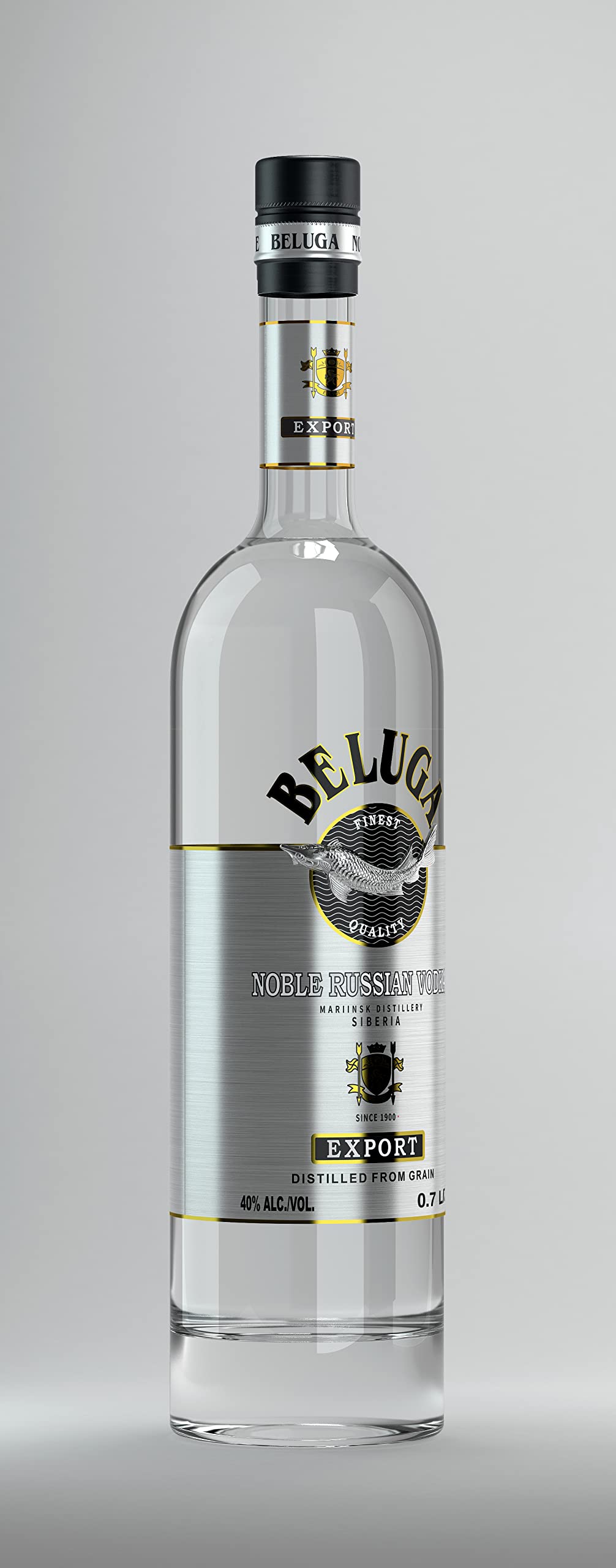 Amazon.co.jp: Beluga Kokubu Beluga Noble Vodka 40 Degree