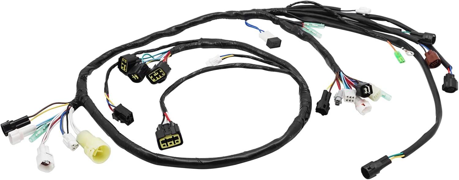 Wire Wiring Harness 5LP-82590-10-00 for Yamaha Raptor 660 2002 2003 2004 YFM660R Black