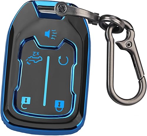 Funda para llavero GMC con llavero, compatible con Chevy Silverado y GMC Sierra Acadia Terrain 1500 2500HD 3500HD