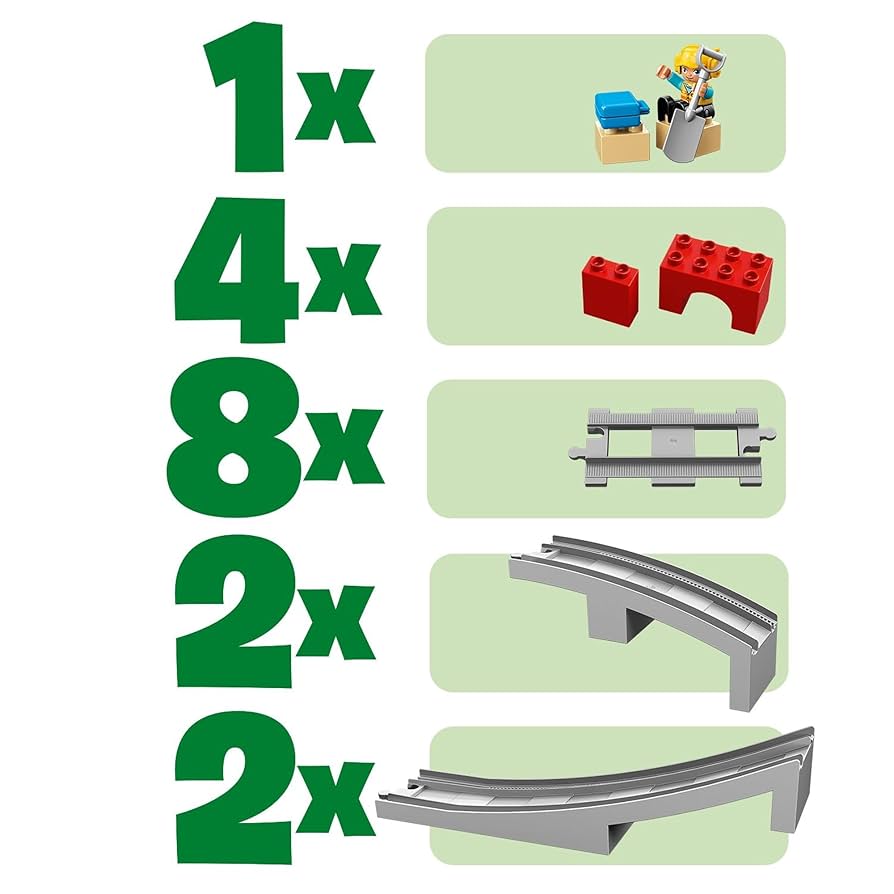 Amazon.co.jp: レゴ(LEGO) デュプロ あそびが広がる! 鉄道橋と