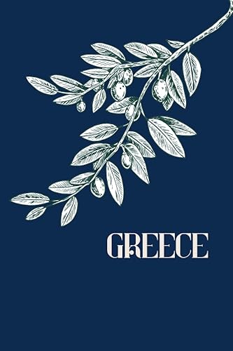Greece Travel Journal: 6x9, 100 Page, Blank Lined Paper Journal for Travelers, Honeymooners, and Study Abroad Students to Greece