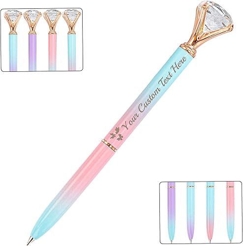 STREADVE Bolígrafos personalizados con nombre, bolígrafo de diamante personalizado, grabado gratis, logotipo, texto, regalos personalizados de STREADVE Bolígrafos personalizados con nombre, bolígrafo de diamante personalizado, grabado gratis, logotipo, texto, regalos personalizados de