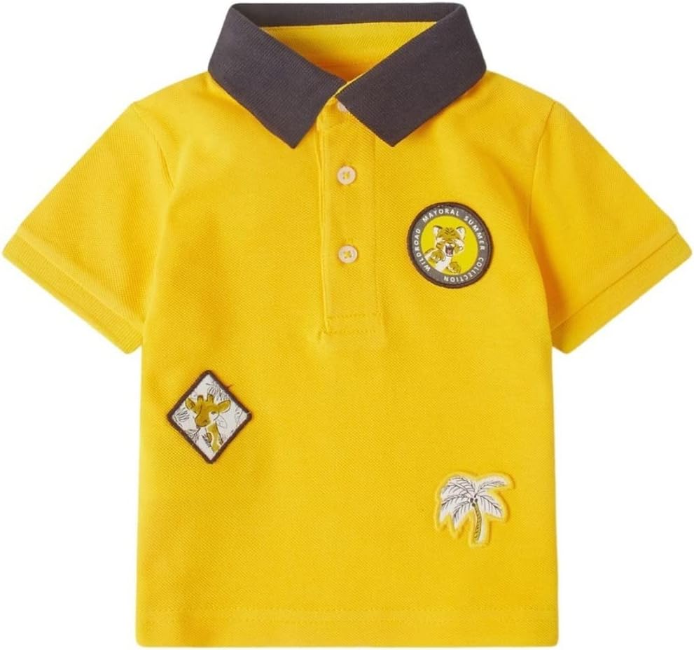 Mayoral S/s Polo for Baby-Boys Yellow