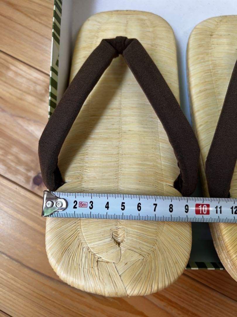 Amazon.co.jp: 東京浅草 富士屋 雪駄 南部表本畳6枚重 牛革底 