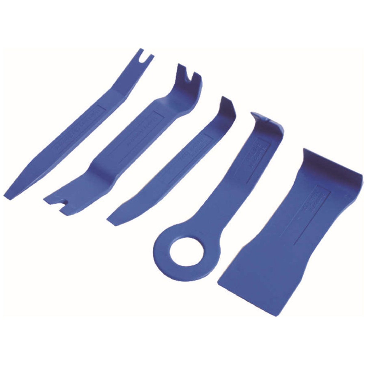 Qbace5 Piece Nylon Trim Removal Set, Pry Bar Set , Fastener Remover Tool Set, Blue