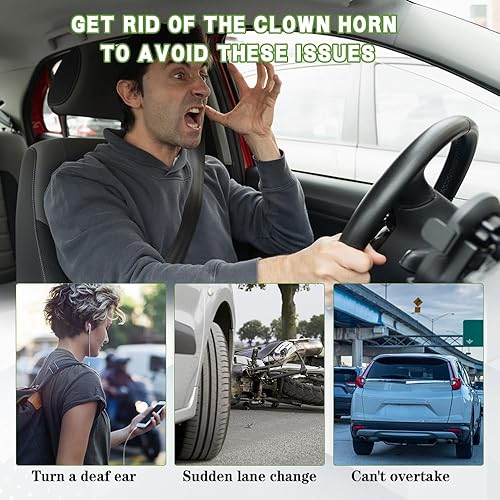 Miniatura 5 de Bocina de coche, bocinas de tren súper fuertes, bocinas de aire impermeables, bocina de caracol, bocina de tono alto, bocina de caracol eléctrica de