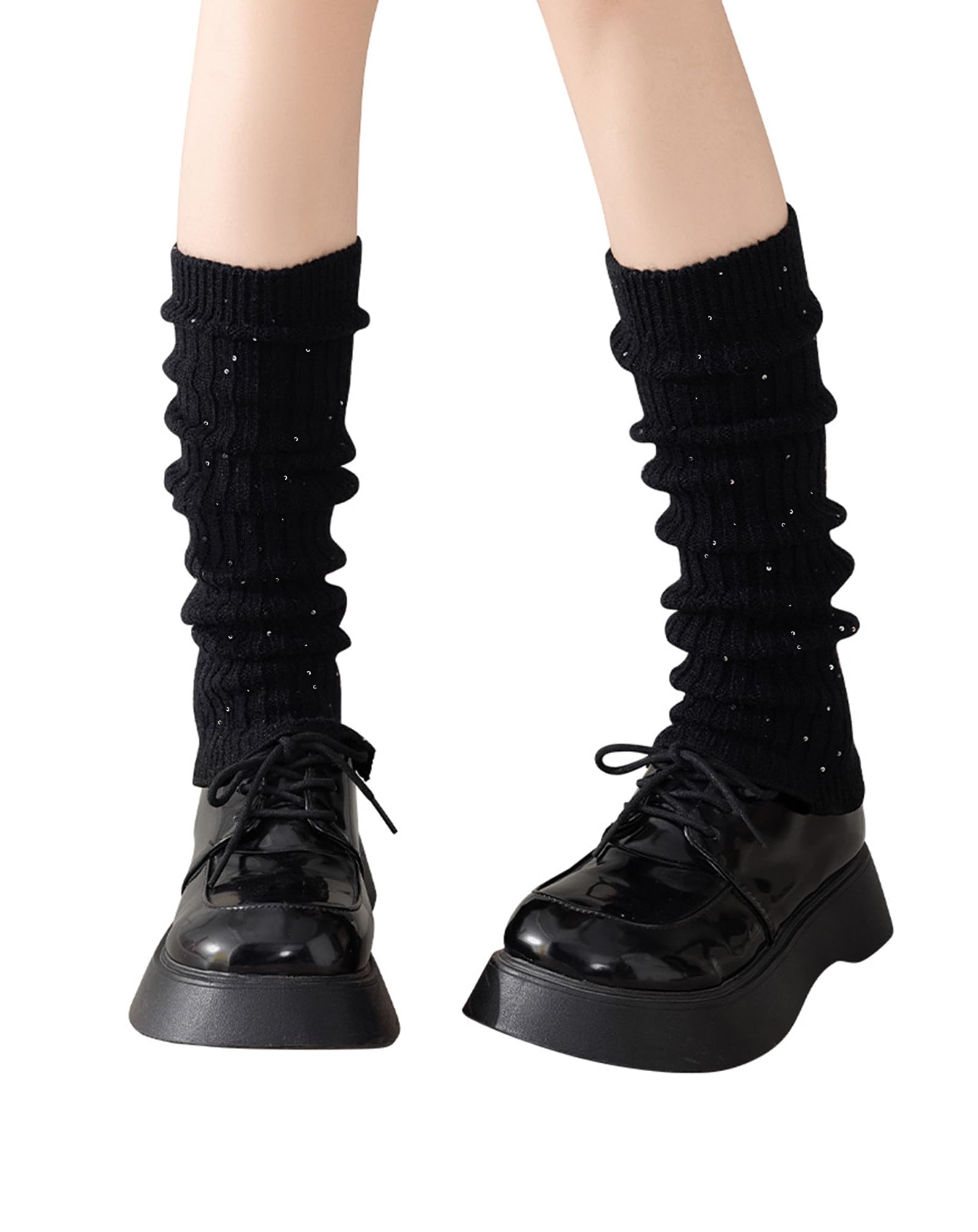 Attria Y2K Coquette Creux Jambières Cutecore Tricot Déchiré Manches