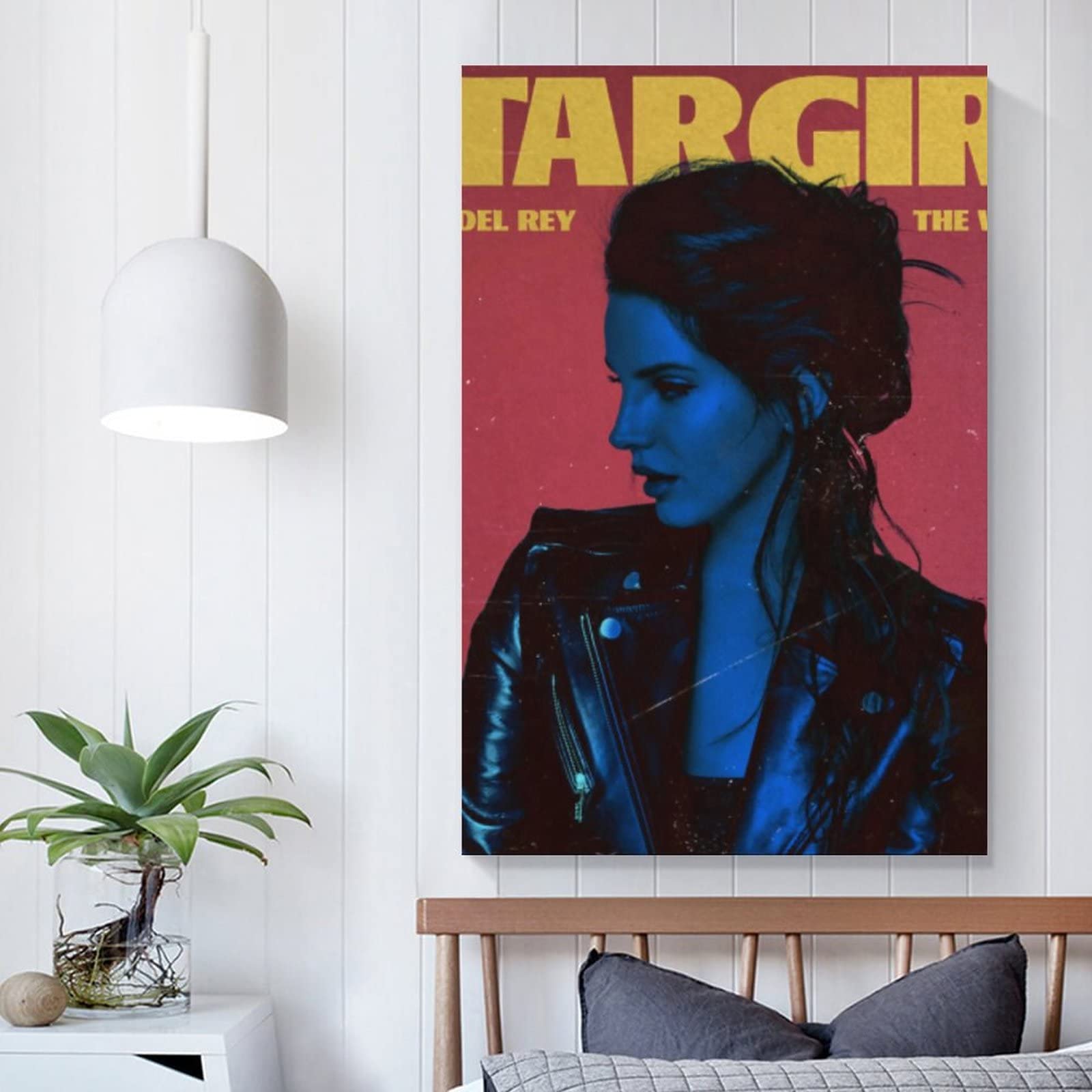 BAIYOUS Poster Vintage Lana Del Rey - Peinture Murale