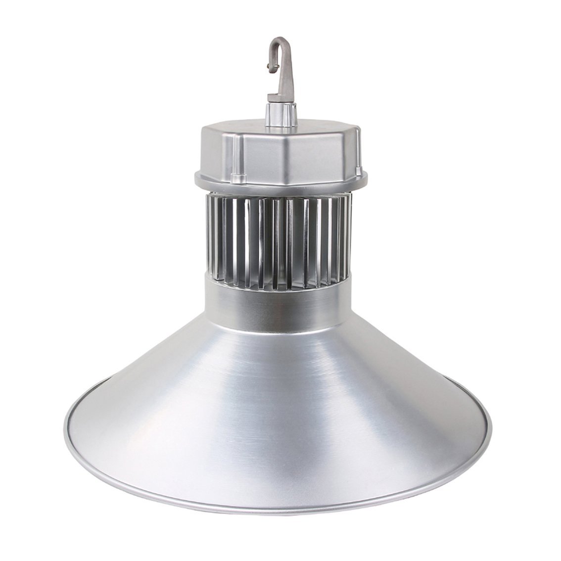 6PCS AC85-265V Warranty 3 Years Thick Housing 100-110LM/W 100W High Bay LED Light Industrial Lamp Bulb E40 (Natural White)