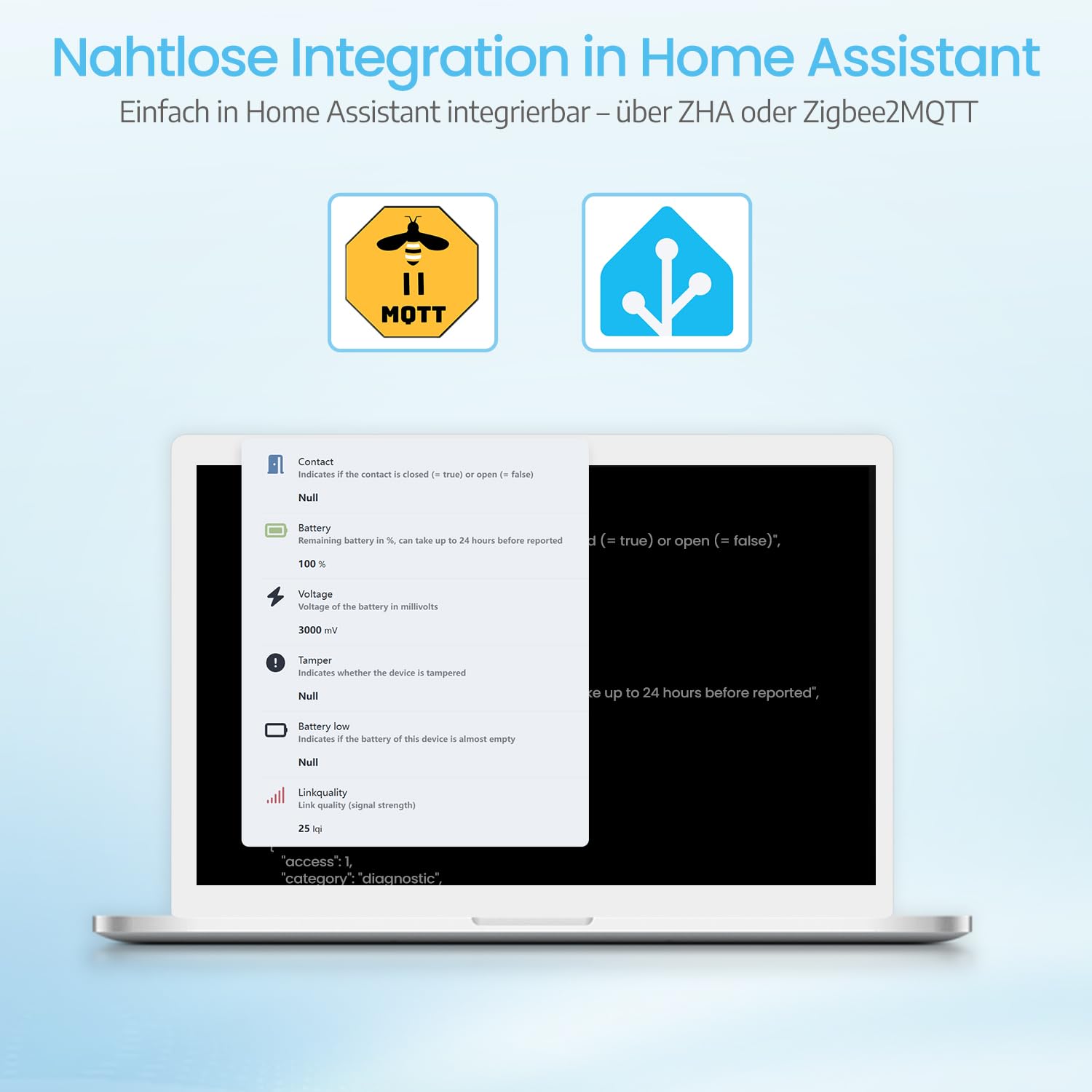 9 Stücke Fensterkontakt Zigbee, Tür Fensterkontakt Smart Home | LincoSoft Zigbee Türsensor kompatibel mit Alexa und Google Home, benötigt Tuya Gateway, , für Haus, Garage