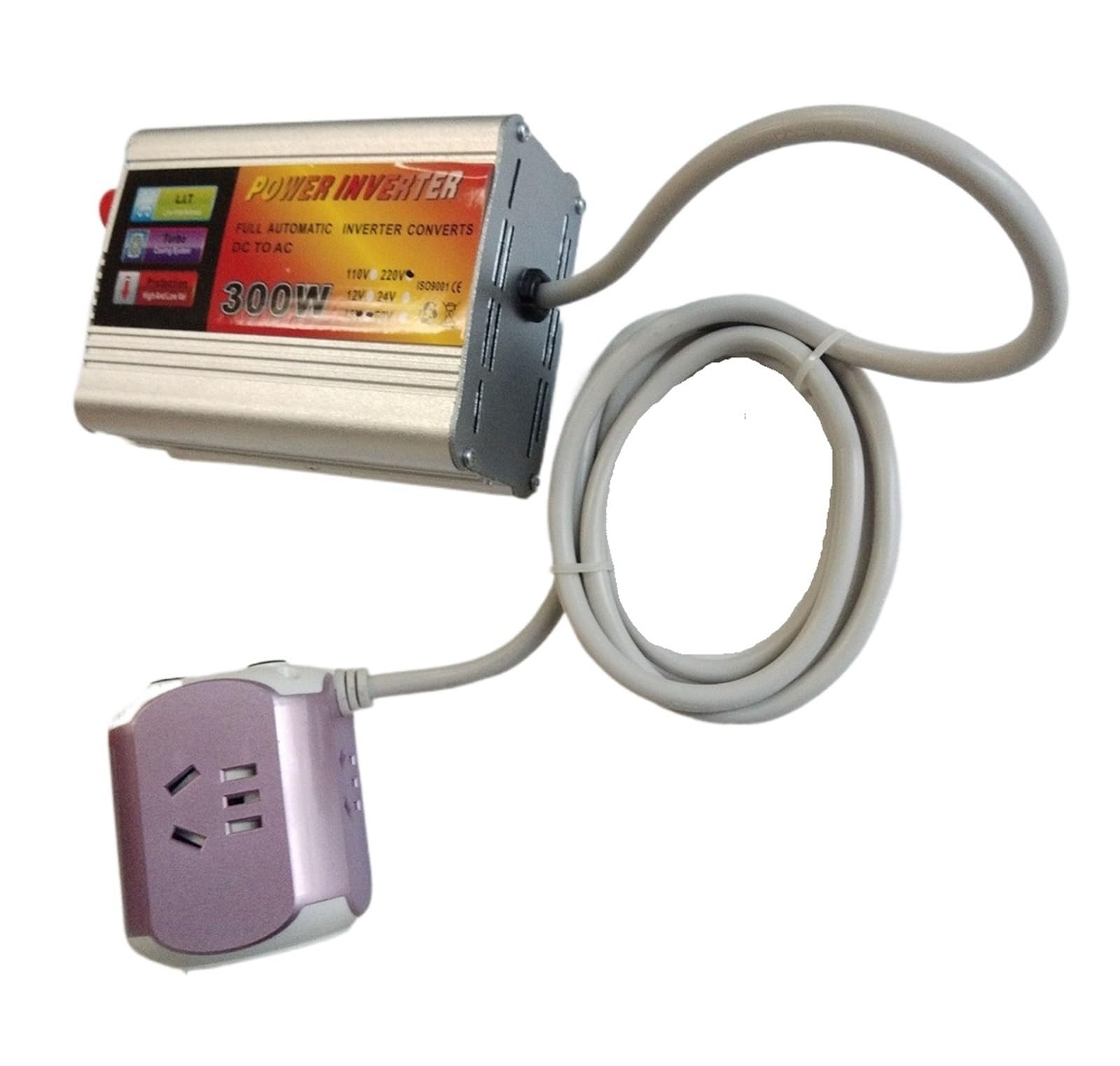 Onduleur 300W convertisseur voiture 12V 220V pour camping