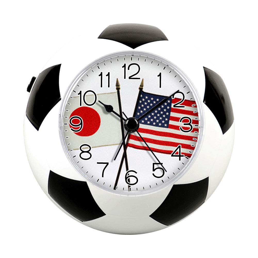 Amazon.co.jp: 装飾のための目覚まし時計、国旗サッカー時計＆楽しい