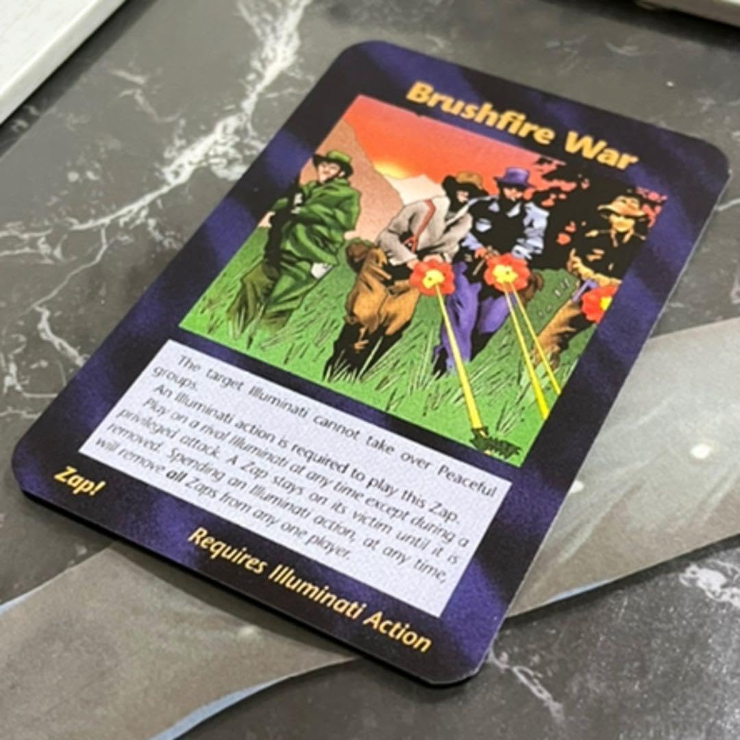 Amazon.co.jp: 90s USA 局地戦争イルミナティカード : おもちゃ