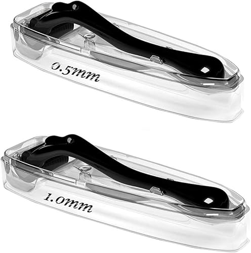 9Oine - Juego de rodillos faciales y mini rodillo facial de acero inoxidable, el mejor masajeador de rodillos para la piel para arrugas, rodillo