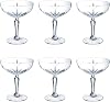 Arcoroc ARC P8796 Broadway Champagne Flute Bowl 250 ml Glass Transparent Pack of 6