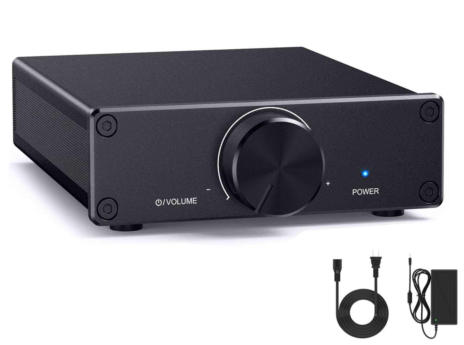 TPA3255 HiFi Class D Power Amplifier, 300W×2 Stereo Amplifier 2 Channel Audio Component with Innovative Heat Dissipation, for Home Theater, Outdoor