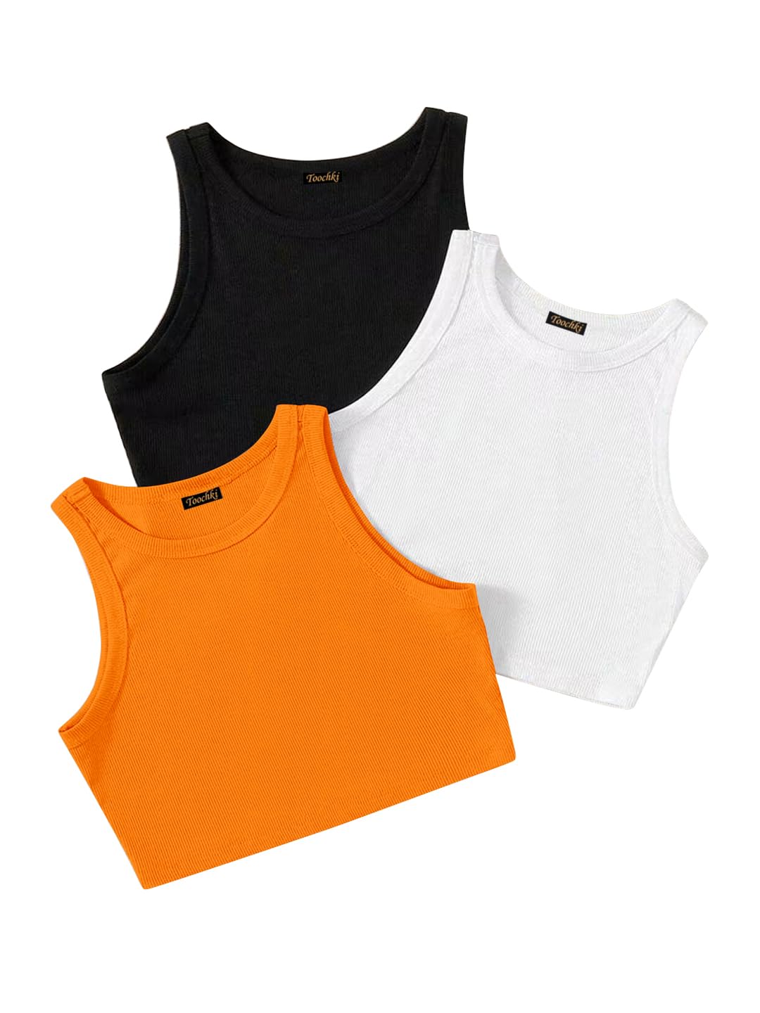 keri perry Tops for Women Crop Top for Women's Tank Activewear Tee Sports Western Casual Cotton Camisole Pack of 3 Combo-picture-20