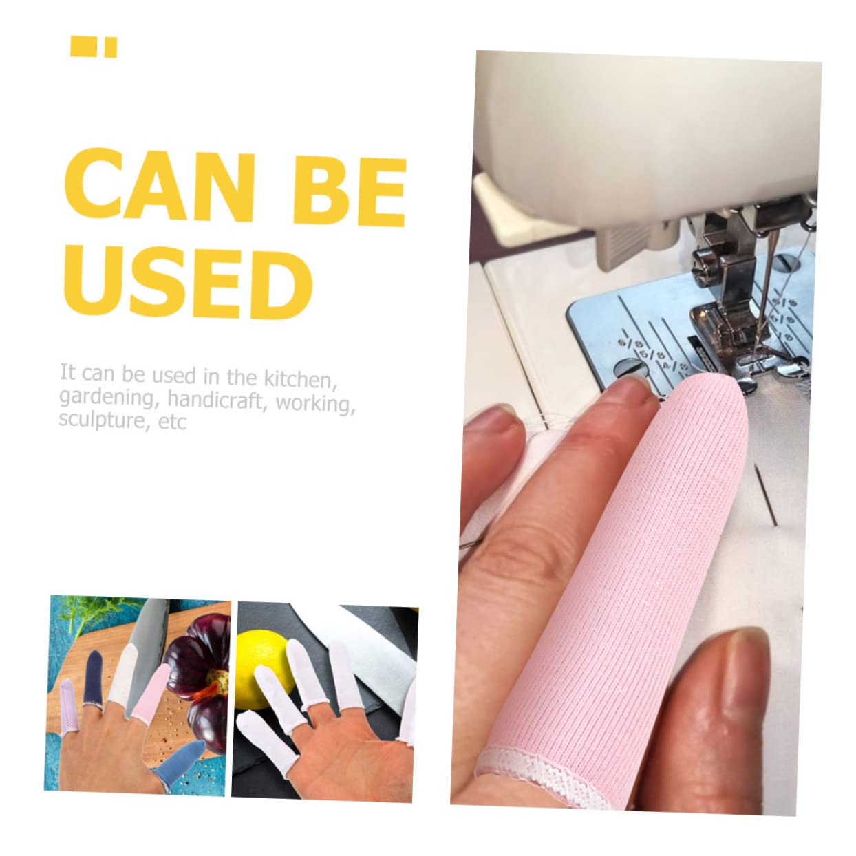 SEWOART 100Pcs Portable Finger Covers Breathable Wear Resistant Finger Protectors Convenient for Skin Picking Labor Protection Mixed Color