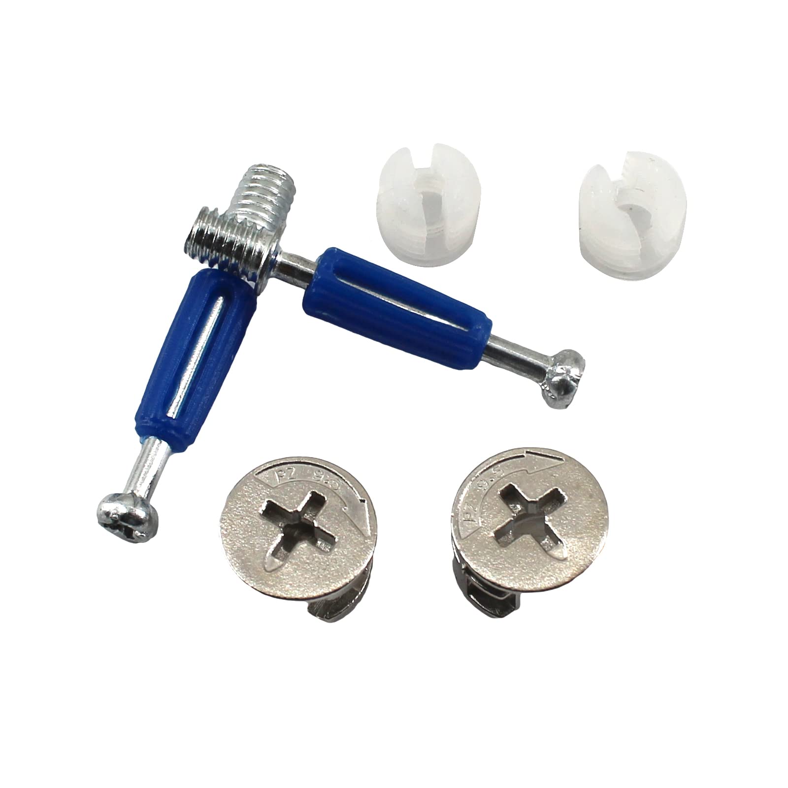 Cam Lock 25-Piece Furniture Connector Kit - Eccentric S With Self-Tapping  Dowels For Cabinets Furniture Dowel Screws, image size:1600x1600