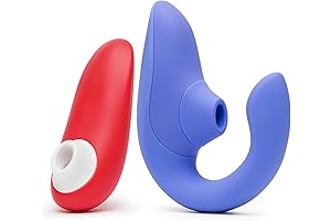 Womanizer Starlet 2 Red Pleasure Air Clitoris Sucker & Blend Blue Dual...