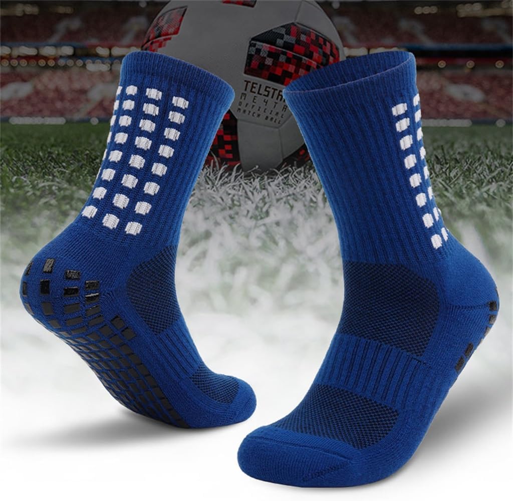 Mid Length Football Socks with Thickened Towel Bottom for Adult Outdoor Sports Long Socks
