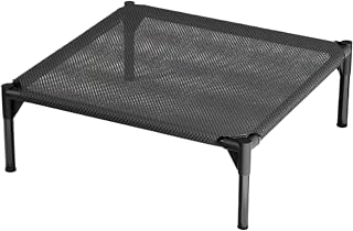 Caseta para perros elevada – Cama elevada para perros | Cojín refrescante impermeable y transpirable, antideslizante y para interiores, invierno, jardín y camping
