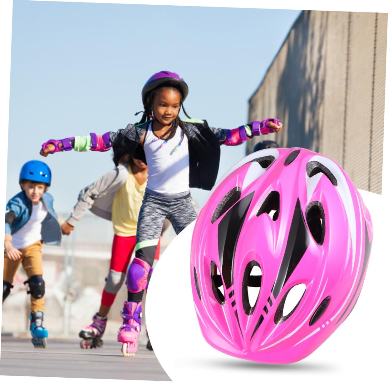 BESPORTBLE Boys and Girls Skating Protective Gear Kneepads Wrist Guards Elbow Pads for Boys Girls