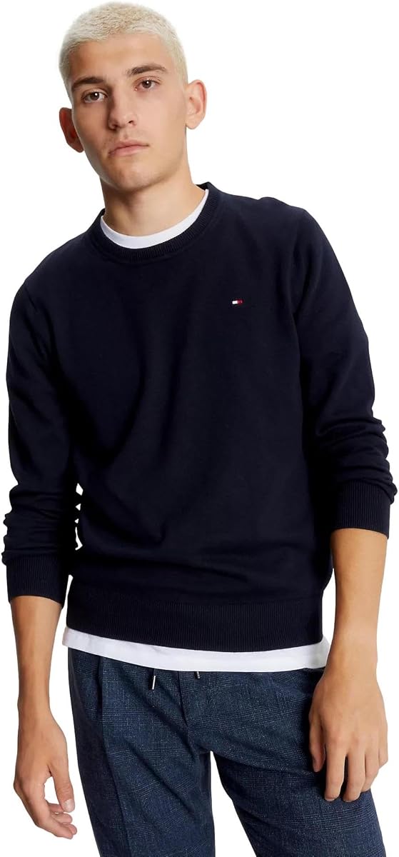 / He.Pullover / PIMA ORG CTN CASHMERE CREW NECK