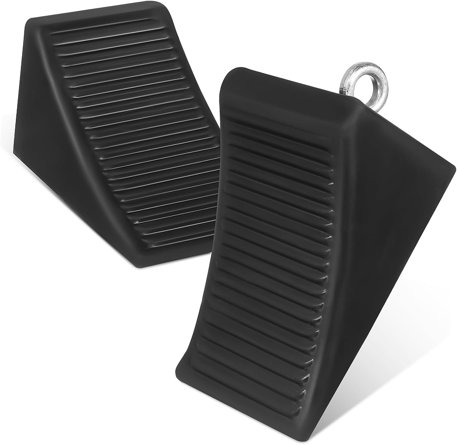 VOSAREA 2pcs Car Wheel Chocks Tire Stopper for Trailer Nonslip Wheel Wedge Versatile Vehicle Chocks Outdoor Rv