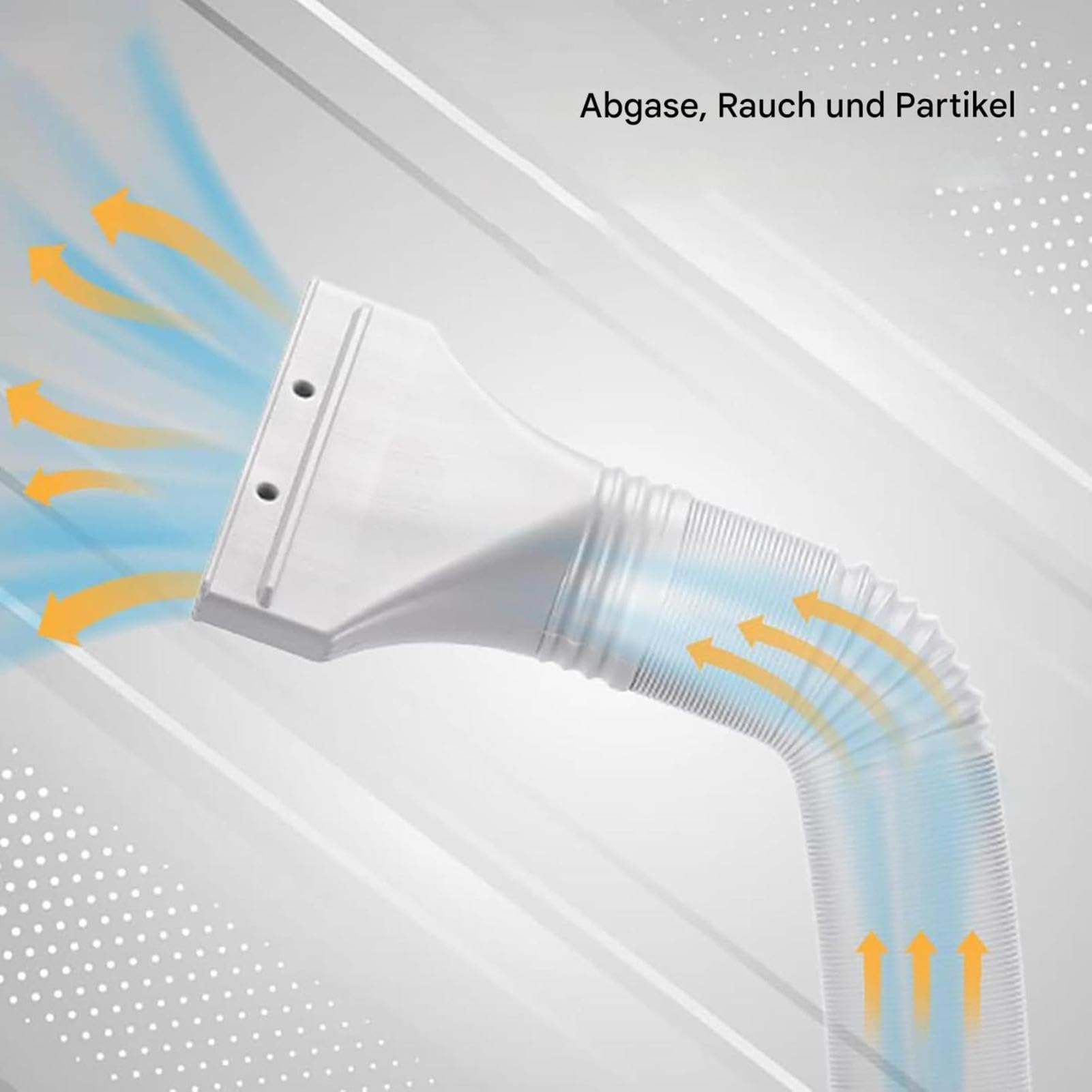 Fenster-Klimaanlagen-Set – Solides Weißes PVC, Heißluftauslass-Adapter, Extra Langer Verlängerungsschlauch, Hält Ihren Raum Wirklich Schnell Kühl | Um Den Sommer Im Home-Office-Schlafzimmer Abzukühlen