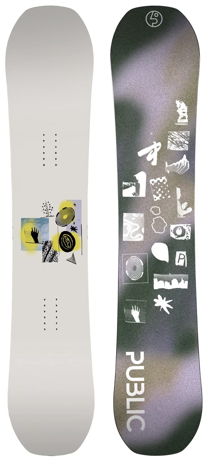 Amazon.com : Public Display 153cm Mens Snowboard : Sports & Outdoors 