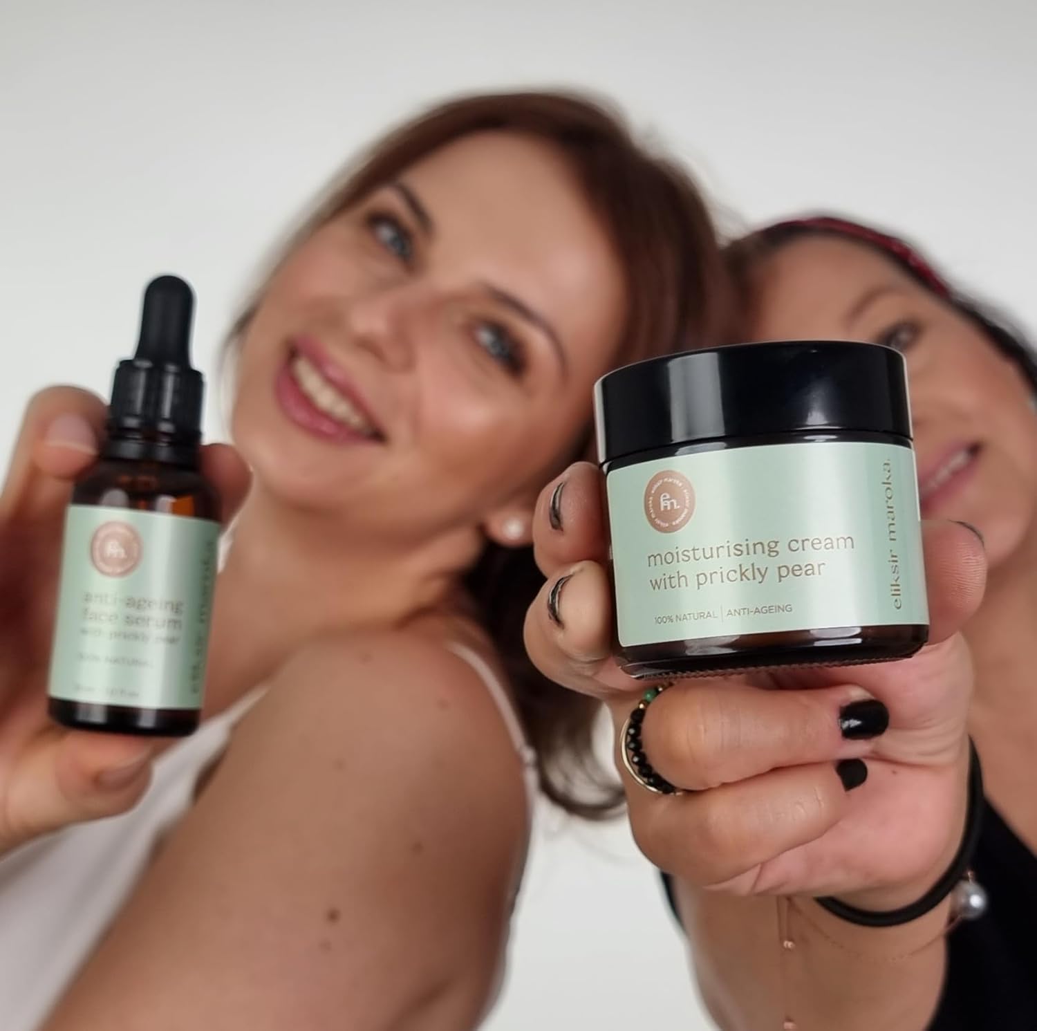 Zestaw do Pielęgnacji Twarzy Eliksir Maroka | Złota Pielęgnacja z Opuncją Figową | Krem 50 ml + Serum 30 ml + Olej 15 ml | Nawilżenie