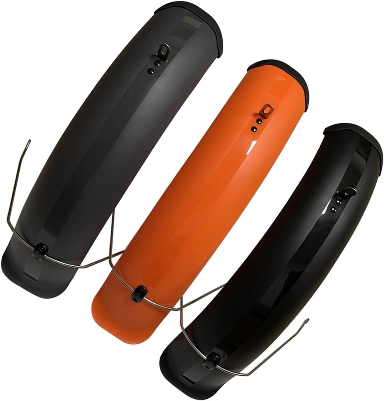 Garde-Boue de vélo Ensemble de Garde-Boue de vélo 26x4,0 Pouces de Large Garde-Boue Avant arrière VTT Tout-Terrain Fat Tire Bikes Ailes Couverture complète Fat Bike Fenders en Plastique (Cou