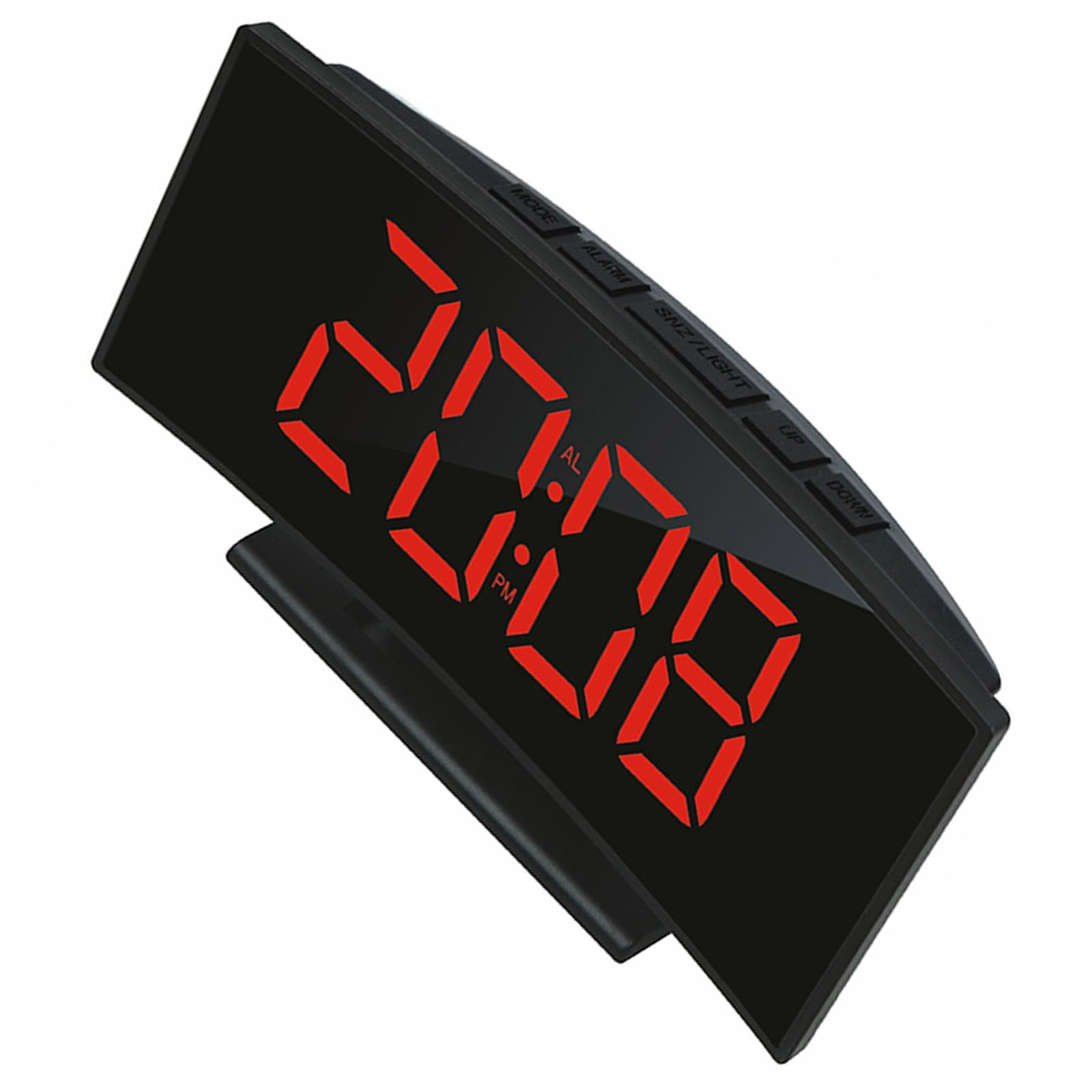 Poystng Digital Clock with Adjustable Brightness 12 24 Hour Formats and Different Alarm Option Digital Alarm Clock USB Desk