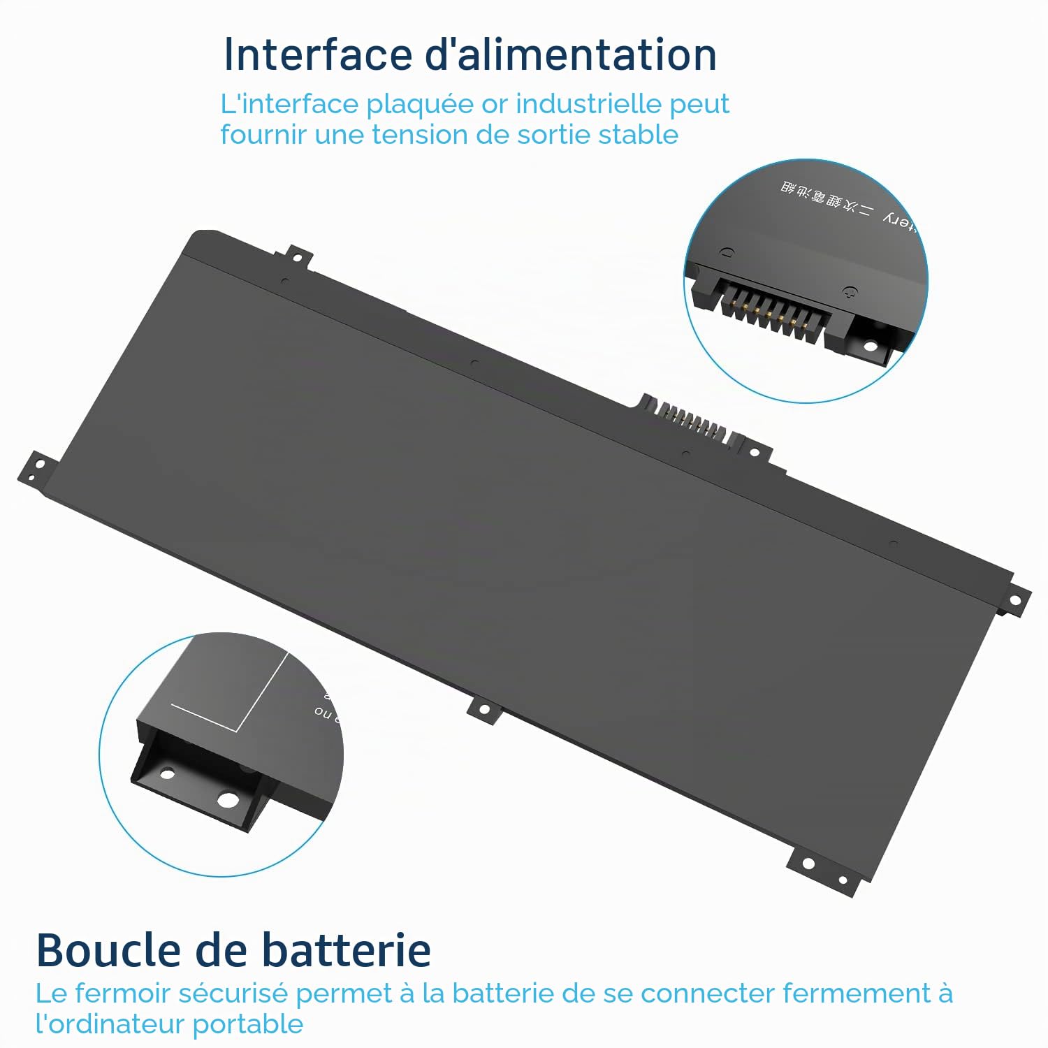 SA04XL L43267-005 Batterie SAO4XL pour Ordinateur Portable HP Envy X360 15-DR 15-DR0010TX 17-CG 17T-CG Series Notebook HSTNN-OB1F HSTNN-OB1G HSTNN-UB7U L43248-541 L43248-AC1 L43248-AC1 L432448