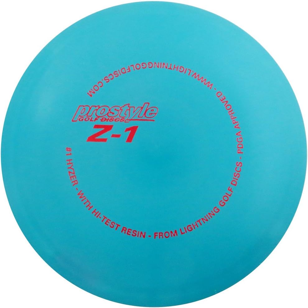 Lightning Golf Discs Prostyle Z-1#1 Hyzer Midrange Golf Disc [Colors May Vary] - 176-180g