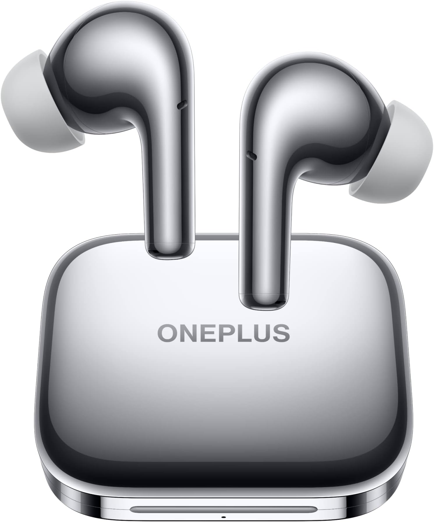 OnePlus Buds Pro Wireless Earbuds| with Charging Case |IP55 | Smart Adaptive Noise Cancellation Sound | Silver (E503A)