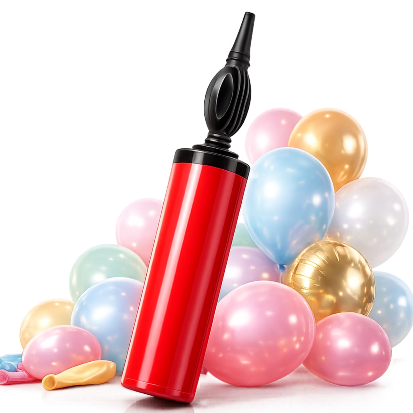 Wanna Party Manual Balloon Air Pump Wedding Decorations | Multicolor Hand Pump for Latex & Foil Balloons | Easy Inflation | 1 Piece-image-37