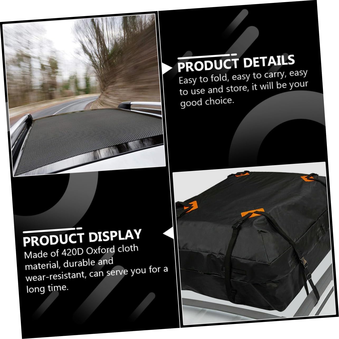 Luggage Bag Drybag Car Carrier Duffle Bag Cargo Dry Oxford Cloth Vehicle Cargo Roof Roof Holder
