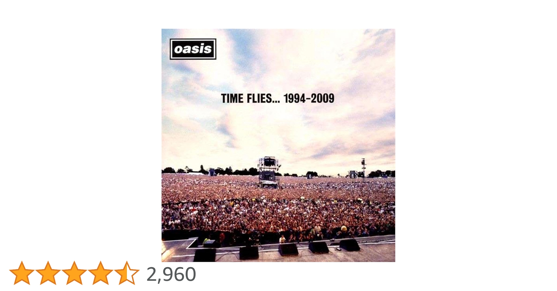 Oasis TIME FLIES... 1994-2009 4LP カラー盤 Oasis Time Flies…1994-2009 カラー4LP アウトレット OASIS