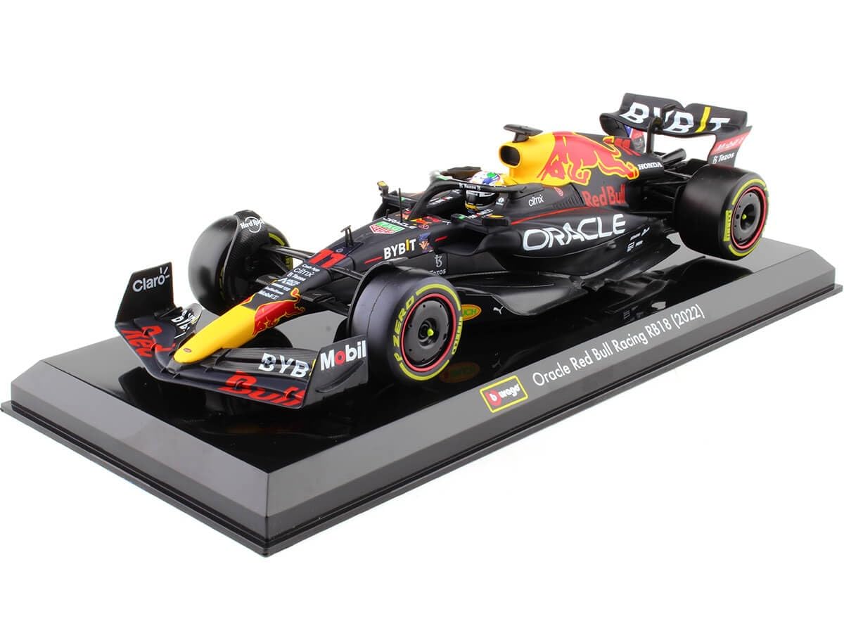 Kompatybilny z Red Bull Racing F1 RB18 Team Oracle Nº11 Sergio Perez 1:24 Bburago 18-28026P