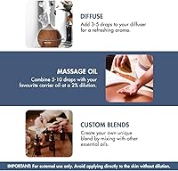 Vista 163 de Aceite Esencial Majestic Pure con cuentagotas de vidrio - 100% puro y natural - Aceites esenciales para difusor, aromaterapia, fabricación de jabón